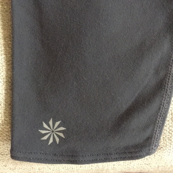 Athleta women gray 2 in 1 capri skirt leggings XXS - Picture 2 of 8